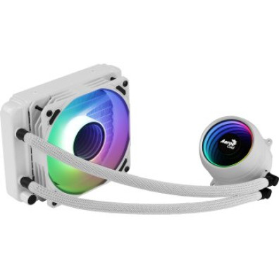 Sistema de Refrigeração Líquida Aerocool Mirage L120 White RGB-A - 1x12cm Infinity Mirror