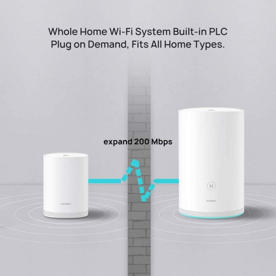 Sistema Mesh Wifi Huawei Q2 Pack Pro 530371534 (Base + 2 libras)