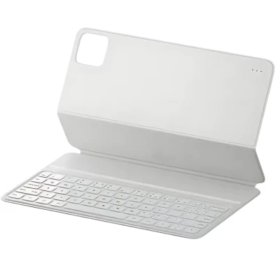 Capa Smart Case com Teclado Xiaomi Pad 6 Branco - Acessorio Tablet Xiaomi