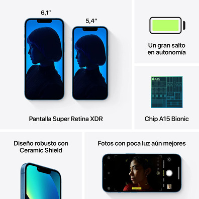 Smartphone Apple iPhone 13128,GB 5G Azul
