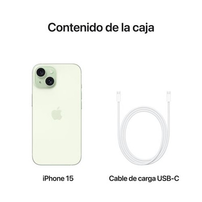 Smartphone Apple iPhone 15 512Gb/ 6,1 " / 5G / Verde