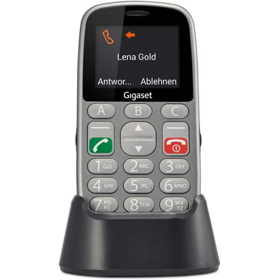 Smartphone Gigaset Life Series GL390 pará personas Mayores Gris