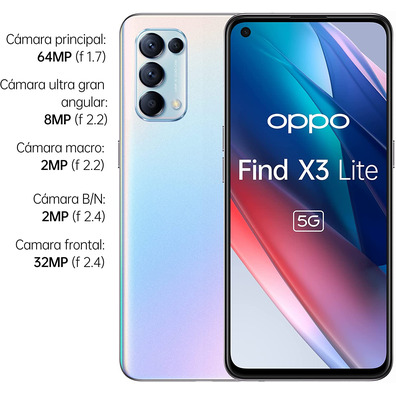 Smartphone Oppo Find X3 Neo 5G 12GB/256GB Silver