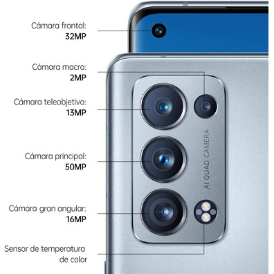Smartphone Oppo Reno 6 Pro 5G 12GB/256GB 6,55 '' Lunar Grey