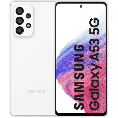 Smartphone Samsung Galaxy A53 8GB/256GB 6,5 '' 5G Blanco