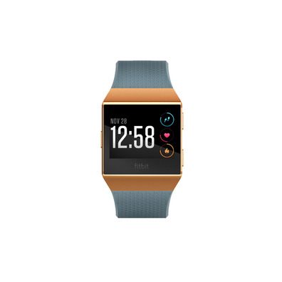 Smartwatch Fitbit Ionic Sports Azul Cinza / Naranja Metalizada
