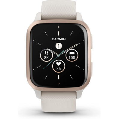 Smartwatch Garmin Venu SQ2 Música Edição 40mm GPS Oro Rosa y Blanco