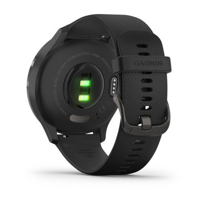 Smartwatch Garmin VivoMove 3 Pizza com alça preta 44 mm