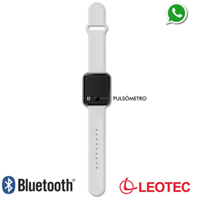 Smartwatch Leotec Bluetooth pulso branco