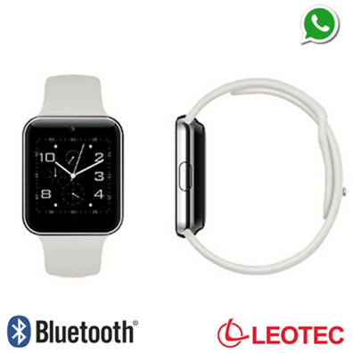 Smartwatch Leotec Bluetooth pulso branco