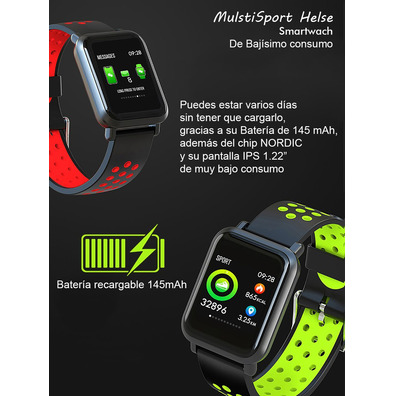 Smartwatch Leotec MultiSport Helse Azul