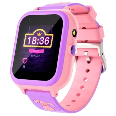 Smartwatch para Crianças T29 Rosa com GPS 4G