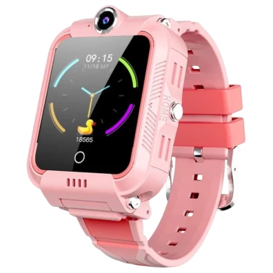 Smartwatch para Crianças T17G Rosa com GPS 4G 360o - Relógio inteligente