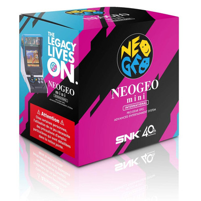 SNK NEO GEO Mini International Edition (40 jogos)