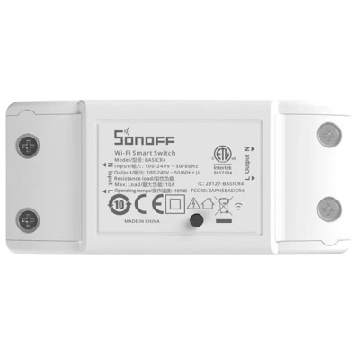 Sonoff BASICR4 Branco - Switch inteligente WiFi