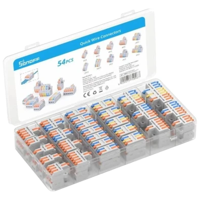 Sonoff D1-2 Gris - Conector para Empalme de Cabos 54 Pcs