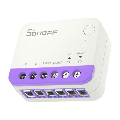Sonoff MINI-RBS Interruptor Persianas Pack 2 WiFi Branco Compatível com Alexa, Google e Apple Home em Branco