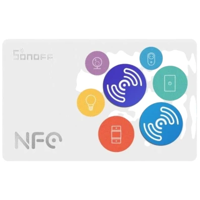 Sonoff NFC Tag Branco - Etiqueta Adesiva Inteligente