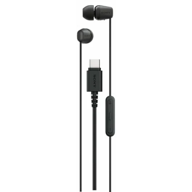 Sony IER-EX15C Auriculares com Cabo USB Tipo C Preto