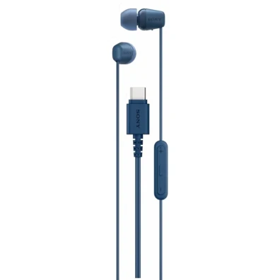 Sony IER-EX15C Auriculares com Cabo Azul USB Tipo C