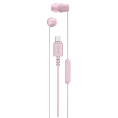 Sony IER-EX15C Auriculares com cabo USB Tipo C - Rosa