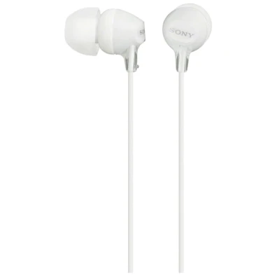 Auriculares Sony MDR-EX15AP Branco com Micrófono