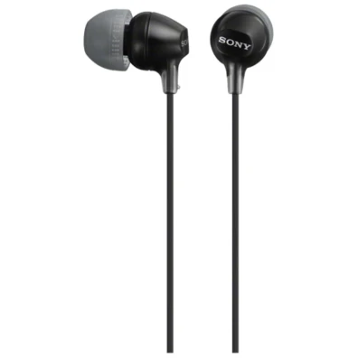 Sony MDR-EX15AP Auriculares com Micrófono Negro