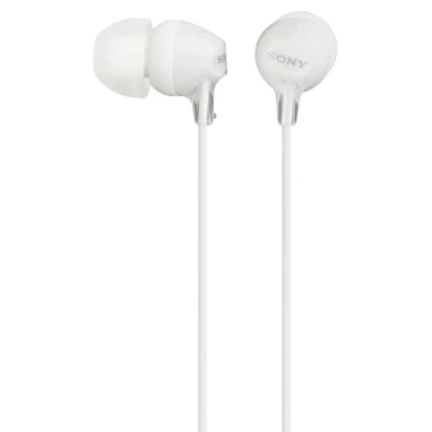 Sony MDR-EX15LP Auriculares Branco