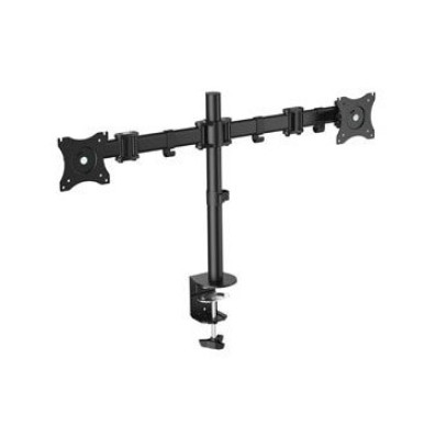 SOPORTE DE MESA EQUIP 650115 para 2 telas 13"-27" com braço inclinado e giratório 360° - MAX. VESA