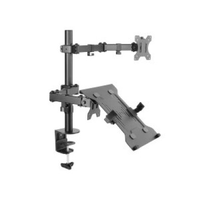 SOPORTE DE MESA EQUIP 650119 PARA 1 O 2 PANTALLAS 13"-32" COM DOBLE BRAZO