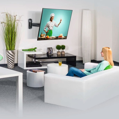 Soporte Pared TV HAMA 200x200 Fullmotion 1 Brazo (19 "-48")