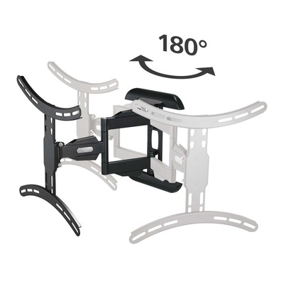 Soporte Pared TV HAMA 400x400 Fullmotion 2 Brazos (32 "-65")