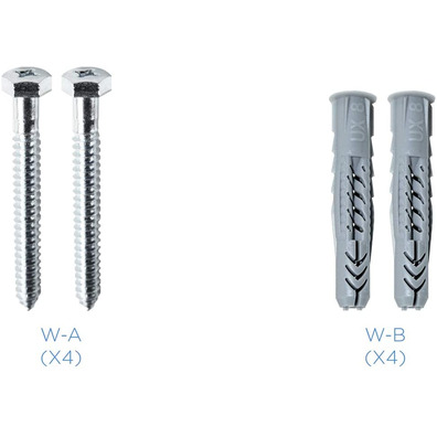 Suporte TV / Monitor Tooq LP2255TN-B 23 "-55" 2 Pivotes Pretos