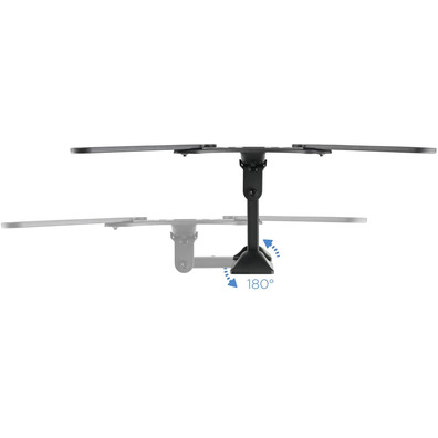 Suporte TV / Monitor Tooq LP2255TN-B 23 "-55" 2 Pivotes Pretos