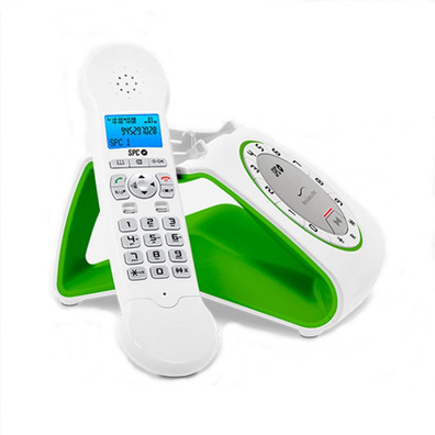 Telefone sem fio Retro Glamour SPC 7704V Branco / Verde