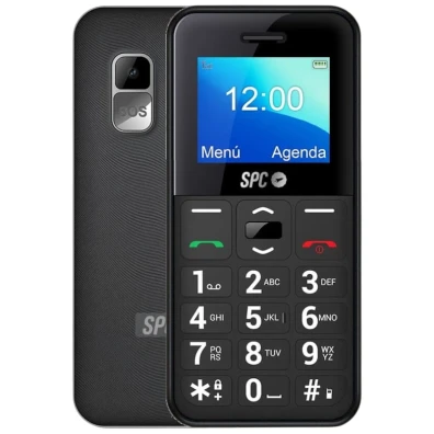 Spc Fortune 2 Pocket Edition 4G, Letras Grandes, Mensagens SOS - Telefone Móvel Negro