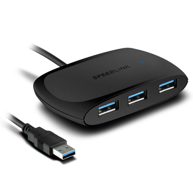 SpeedLink Snappy Hub USB 3.0 passivo de 4 portas