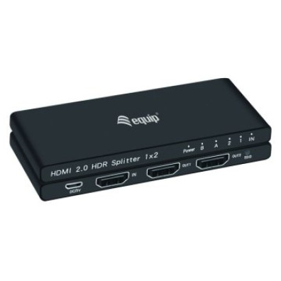SPLITTER HDMI 2.0 ULTRALIM 2 PUERTOS EQUIP - Compartilhar Sinais HDMI em 2 Telas