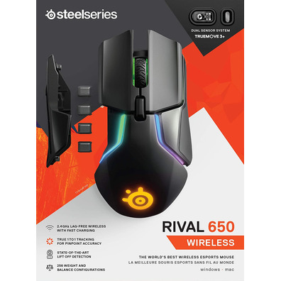 Steelseries Rival 650 Inalámbrico Tico Tico