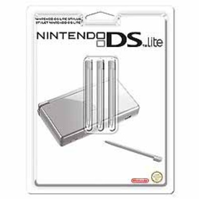 Set 3 ponteiros Stylus DS Lite Prata