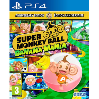 Super Macaco Ball Banana Mania Lançamento Edição PS4