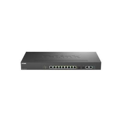 Switch Gerenciador D-Link DMS-1250-12TP 8 Portos Multigigabit PoE+ 2.5G