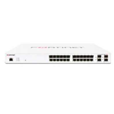 Switch Gerenciador Fortinet FS-124E-POE L2+ 24xGE RJ45 12xPOE MAX 185W 4xGE SFP 256 MB DDR3 MONTAJE