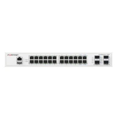 Switch Gerenciador Fortinet FS-124F L2 24xGE RJ45 4xGE SFP DDR3 256 MB - Montagem Rack Ventilador