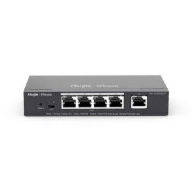 Comutador Gerível Ruijie RG-ES205GC-P L2 5xRJ45 Gb 4xPOE 54W Na Nube