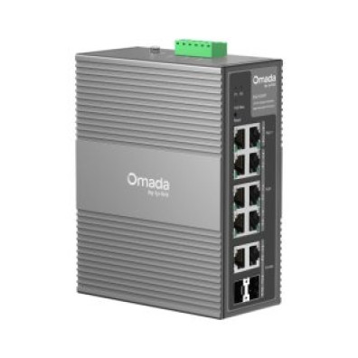 Switch Gerenciador TP-Link IES210GPP Industrial 8xGb (2PoE++ 6PoE+) 2xSFP 240W
