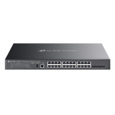 Switch Gerível L3 TP-Link SG5428XMPP 24 Portos PoE++ 90W 16 Portos PoE+ 30W 4 Portos SFP+ 500W Total