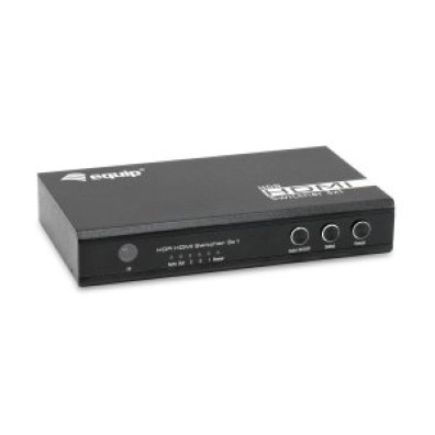 Switch HDMI 2.0 4K 3x1 com Alimentação por USB Equip