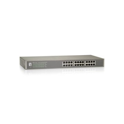 Switch No Gerenciaable Level One 24 Portos 10/100 Rack 19"