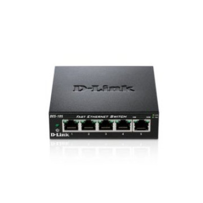 Switch Não Gerível D-Link DES-105 5P Ethernet Carcasa Metal